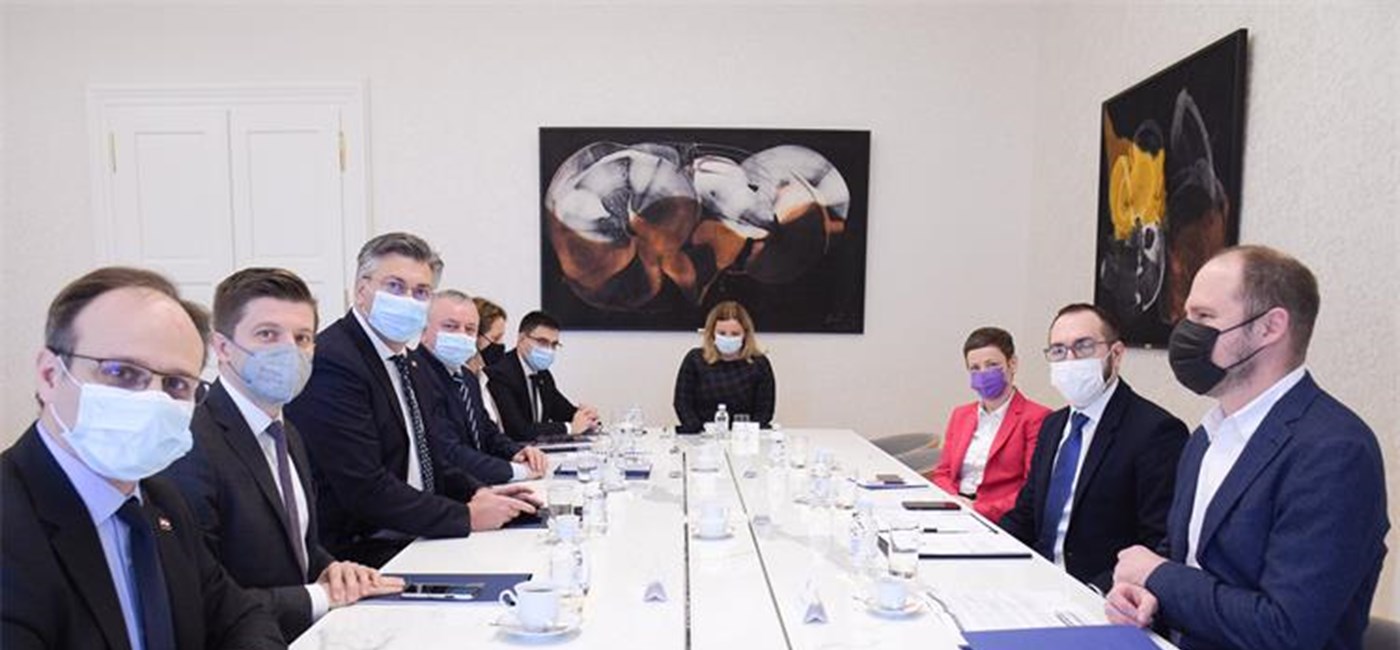 Gov't supports Zagreb's development projects, PM says after talks with mayor